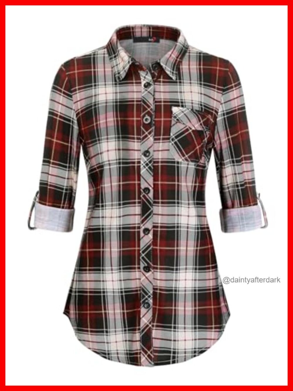 Soft Stretchy Knit Roll Up Long Sleeve Button Down Shirt Casual Work Blouse Top